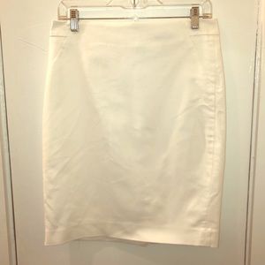 The Limited White Pencil Skirt